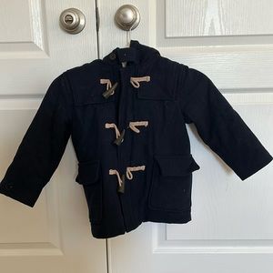Baby Gap Toddler Boy Navy Blue Coat with Tassels and Zipper Size 4